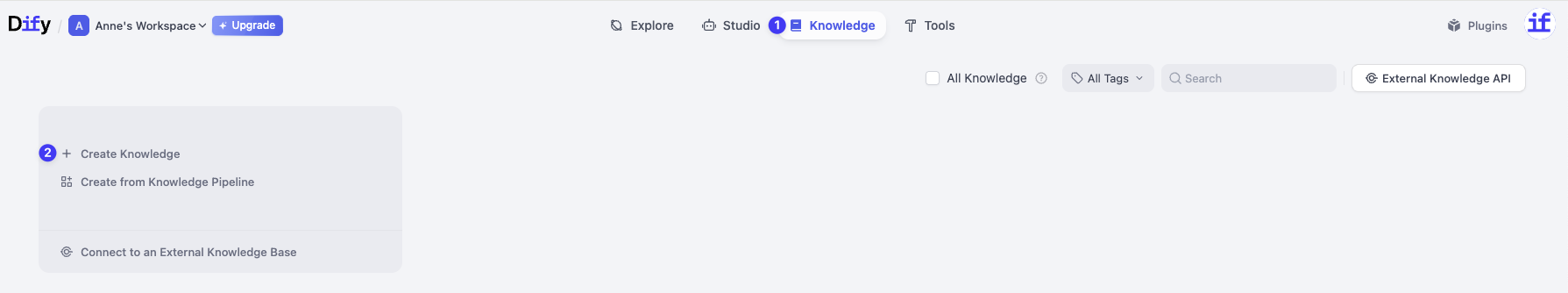 ナレッジを作成