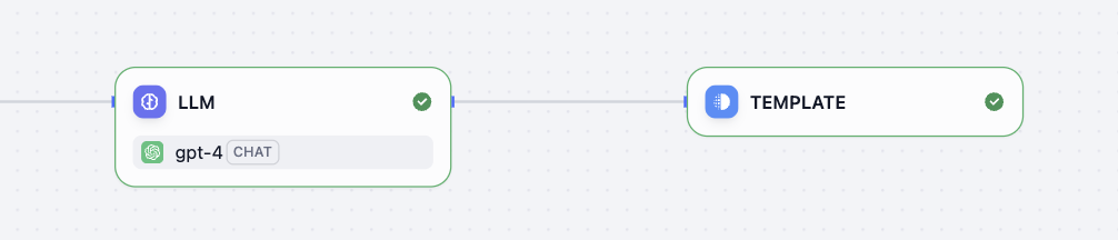 添加模板转换节点