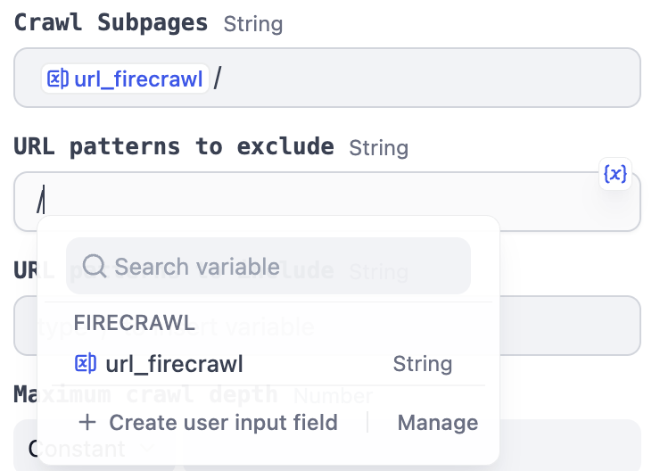 ノードパラメータ