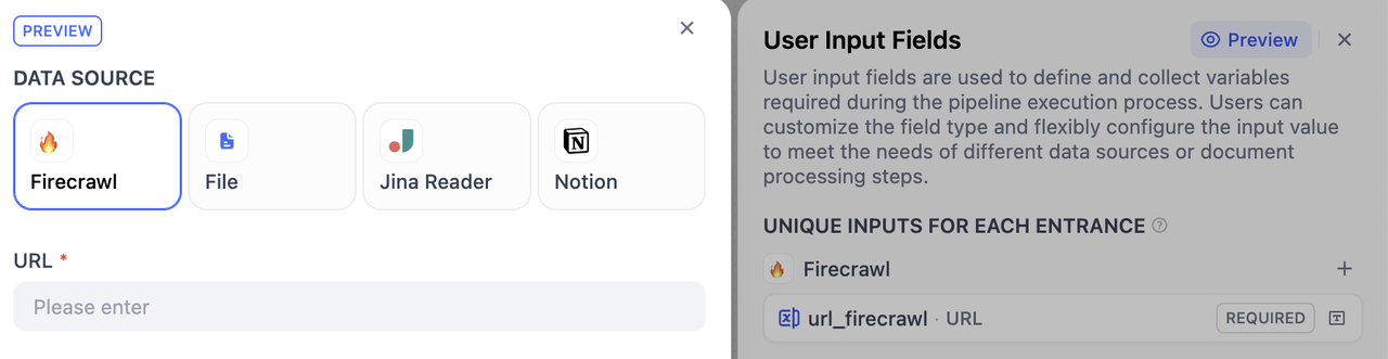 フォームプレビュー