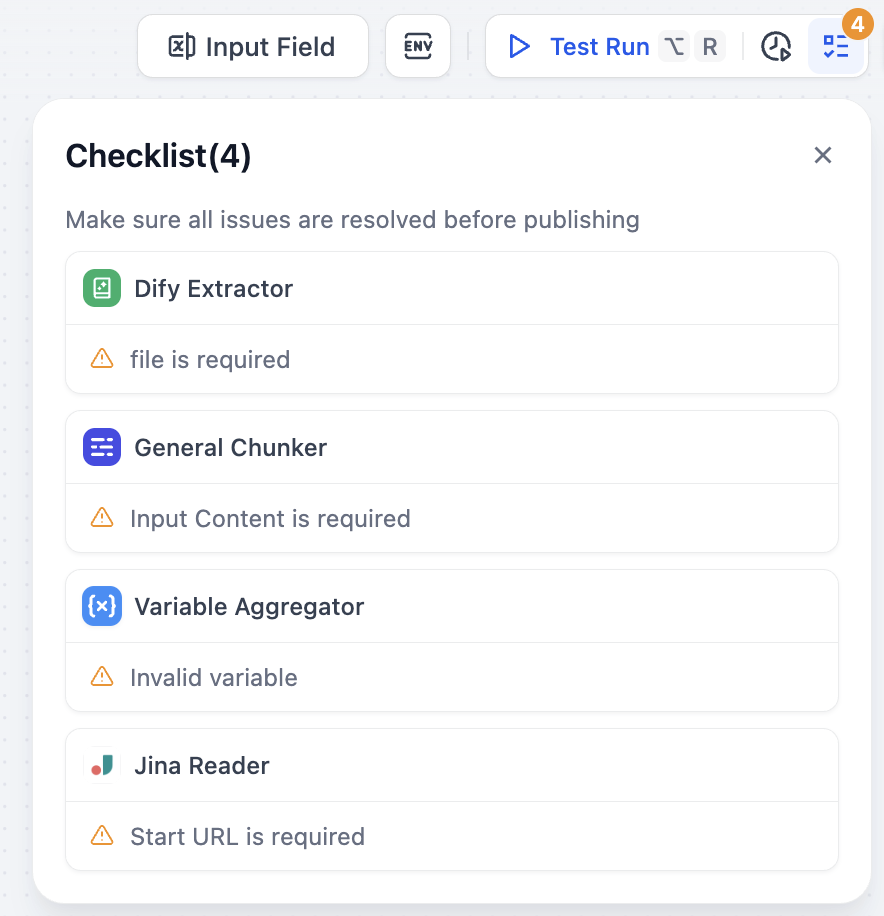 チェックリスト